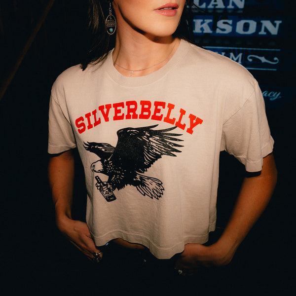 Silverbelly Eagle Crop Tee