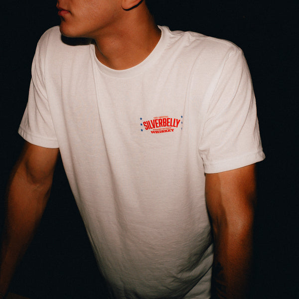 AJ Silhouette & Silverbelly Flag Tee