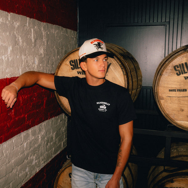 Silverbelly Motorcycle Tee in Black