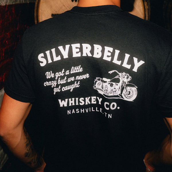 Silverbelly Motorcycle Tee in Black